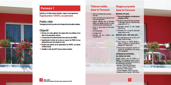 ANRU - Plaquette Parcours formation