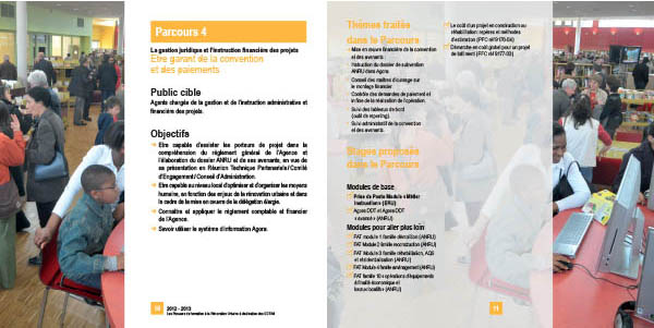 ANRU - Plaquette Parcours formation